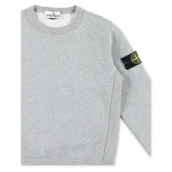 Grijze Gebreide Crewneck Sweatshirt AW25