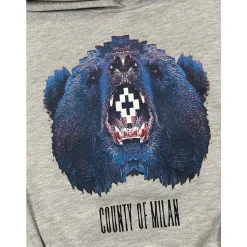 Grijze hoodie met print