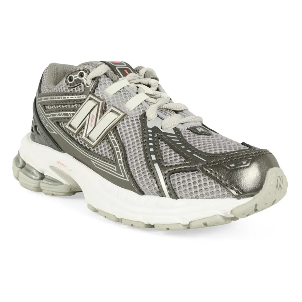 Grijze Mesh Sneakers met Innovatieve Zool