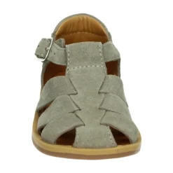 Grijze Suède Jongenssandaal Poppy Daddy