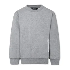 Grijze Sweatshirt met Ronde Hals