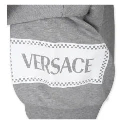 Grijze Sweatshirt met Ronde Hals