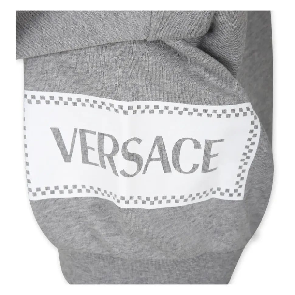 Grijze Sweatshirt met Ronde Hals