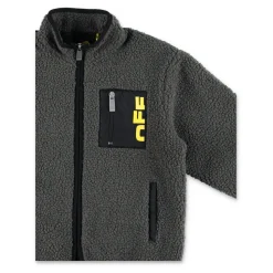 Grijze Teddy Rits Jas AW25