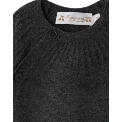 Grijze Wol Katoen Babykleding