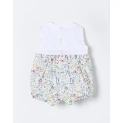 Groene Bloemen Romper voor Kinderen