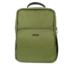 Groene Canvas Rugzak met Voorlogo