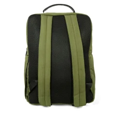 Groene Canvas Rugzak met Voorlogo