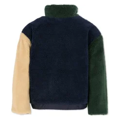 Groene Color-Block Nepbontjas