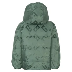 Groene Gewatteerde Omkeerbare Donsjas