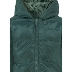 Groene Gewatteerde Omkeerbare Donsjas