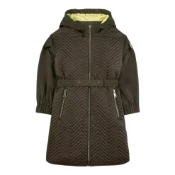 Groene Gewatteerde Parka Jas