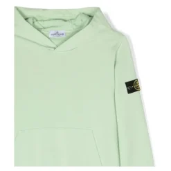 Groene Junior Sweatshirt met Capuchon