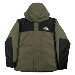 Groene Kinderjas Met Capuchon Winddicht Multipocket