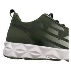 Groene platte schoenen kinderen nylon logo