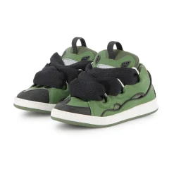Groene Sneakers met leren binnenzool