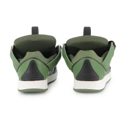 Groene Sneakers met leren binnenzool