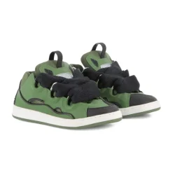Groene Sneakers met Vetersluiting