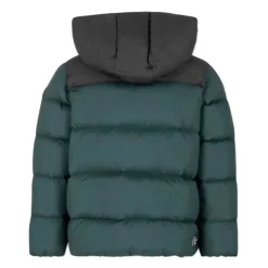 Groene winterjas met ritssluiting