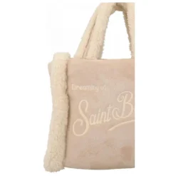 Handtas met shearling-effect