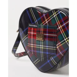 Hartvormige Geruite Crossbody Tas