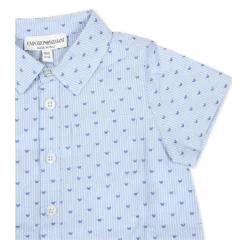 Hemelsblauwe Katoenen Romper