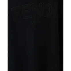 Hooded Cape with Logo Lettering