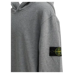 Hooded Sweatshirt met zak aan de voorkant en ribdetails