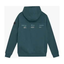 Hoodie Borst- & Rugprint