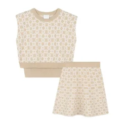 Intarsia-gebreide Rok Set