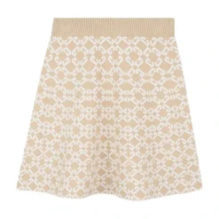 Intarsia-gebreide Rok Set