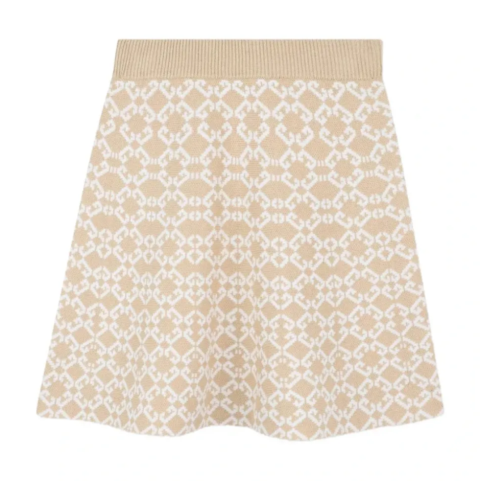 Intarsia-gebreide Rok Set