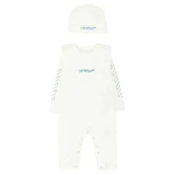 Ivoor Babygrow Slabbetje Hoed Set