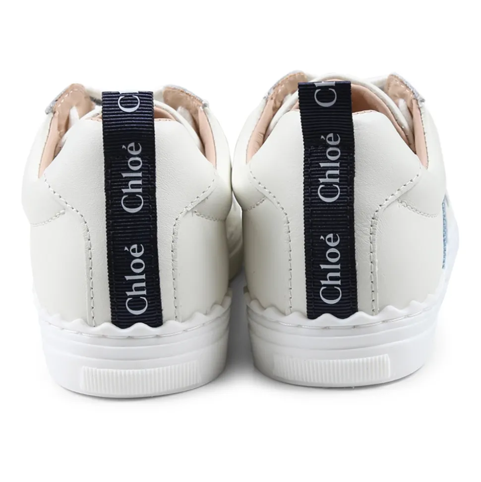 Ivoor Sneakers met Denim Band