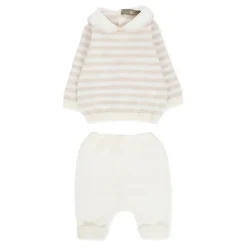 Ivoor Wol Trui en Broek Set