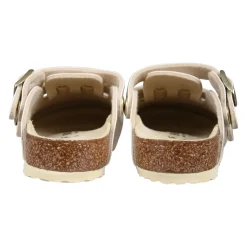 Ivoorzachte satijnen muiltjes