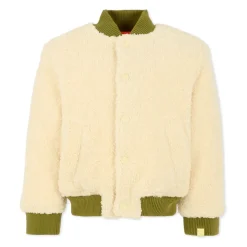 Ivory Faux Fur Shearling Coat