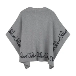 Jacquard Gebreide Cape