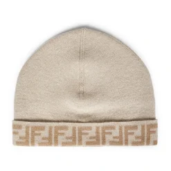 Jacquard Reversible Beige Wol Kasjmier Mut