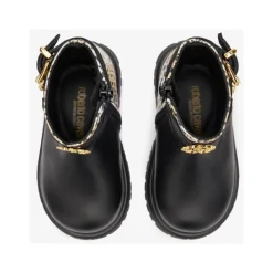 Jaguar Skin Buckle Boots