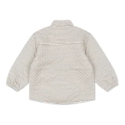 Jas met gestreept patroon