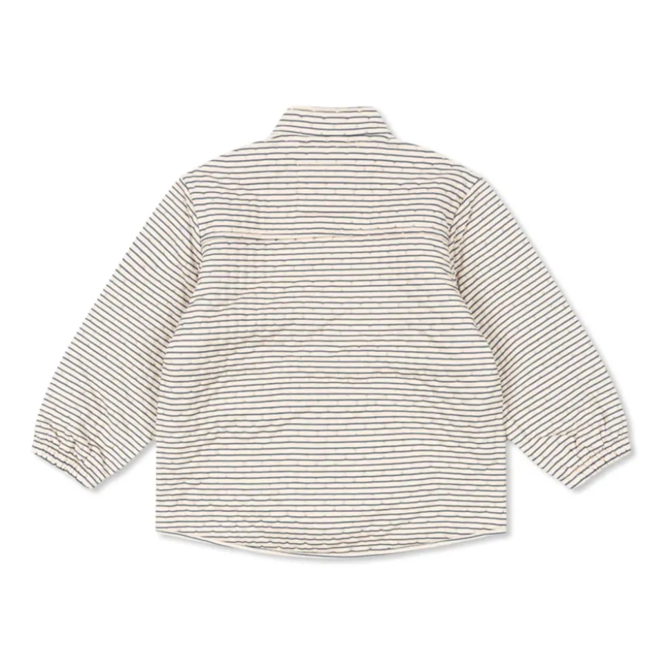 Jas met gestreept patroon