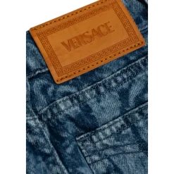 Jeans met barocco-patroon