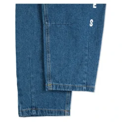 Jeans met bedrukt logo