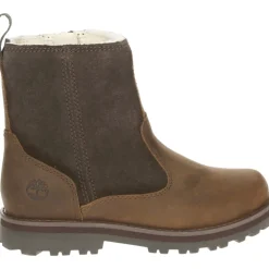 Jongens Bontgevoerde Laarzen Bruin Suède