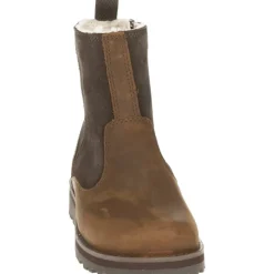 Jongens Bontgevoerde Laarzen Bruin Suède