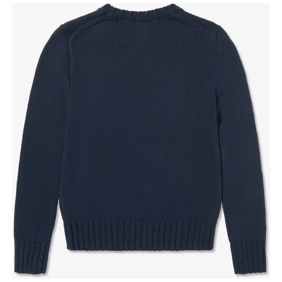 Jongens Flag Jumper in Navy