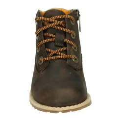 Jongensschoenen Bruin Leren Sneakers