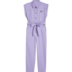 Jurk met shirtkraag, knoopsluiting en ton-sur-ton riem