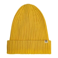 Katoenen Beanie met Logo Patch